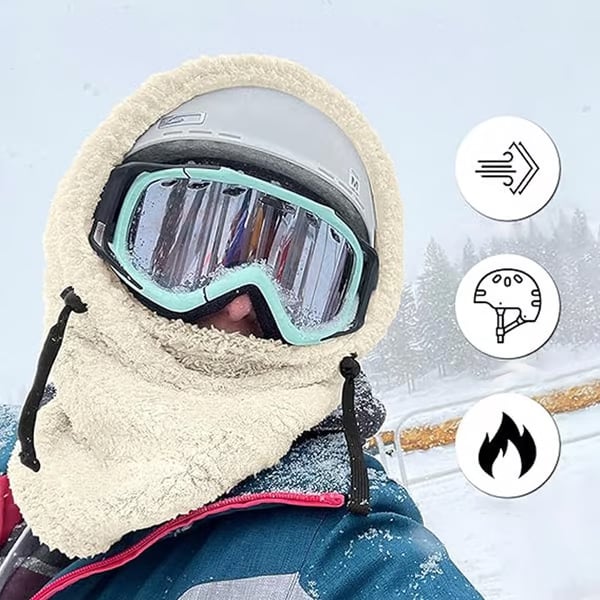 š„2024 HOT SALE-49% OFFš„Winter Outdoor Sherp Hooded Sports Windproof Maskā·ļø