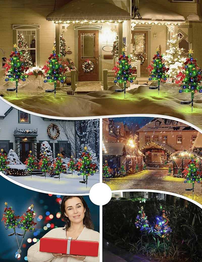 š„Hot Sale 49%OFF-šSolar Christmas Trees Lights Outdoor Decoration Waterproof