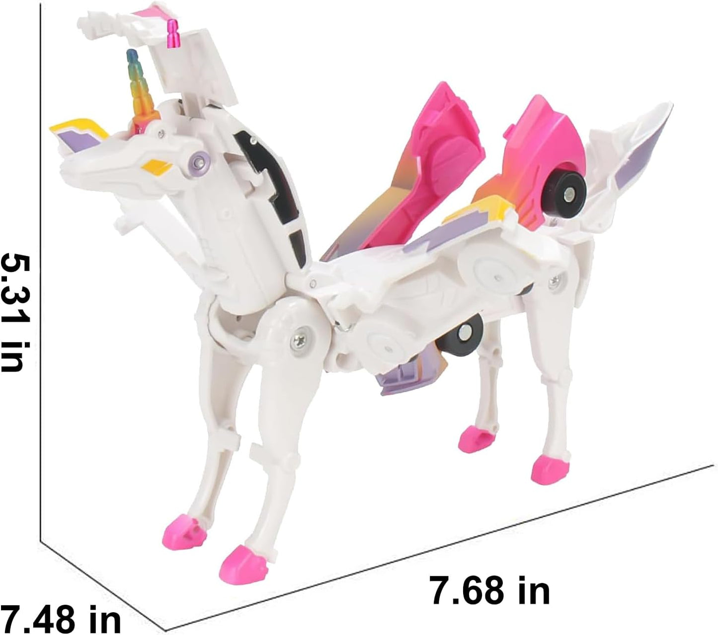 Hot Sale Two Car Transform Unicorn Toy