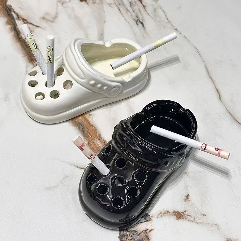 Ash Tray For Smokers Crocs Clog Design Gift Idea