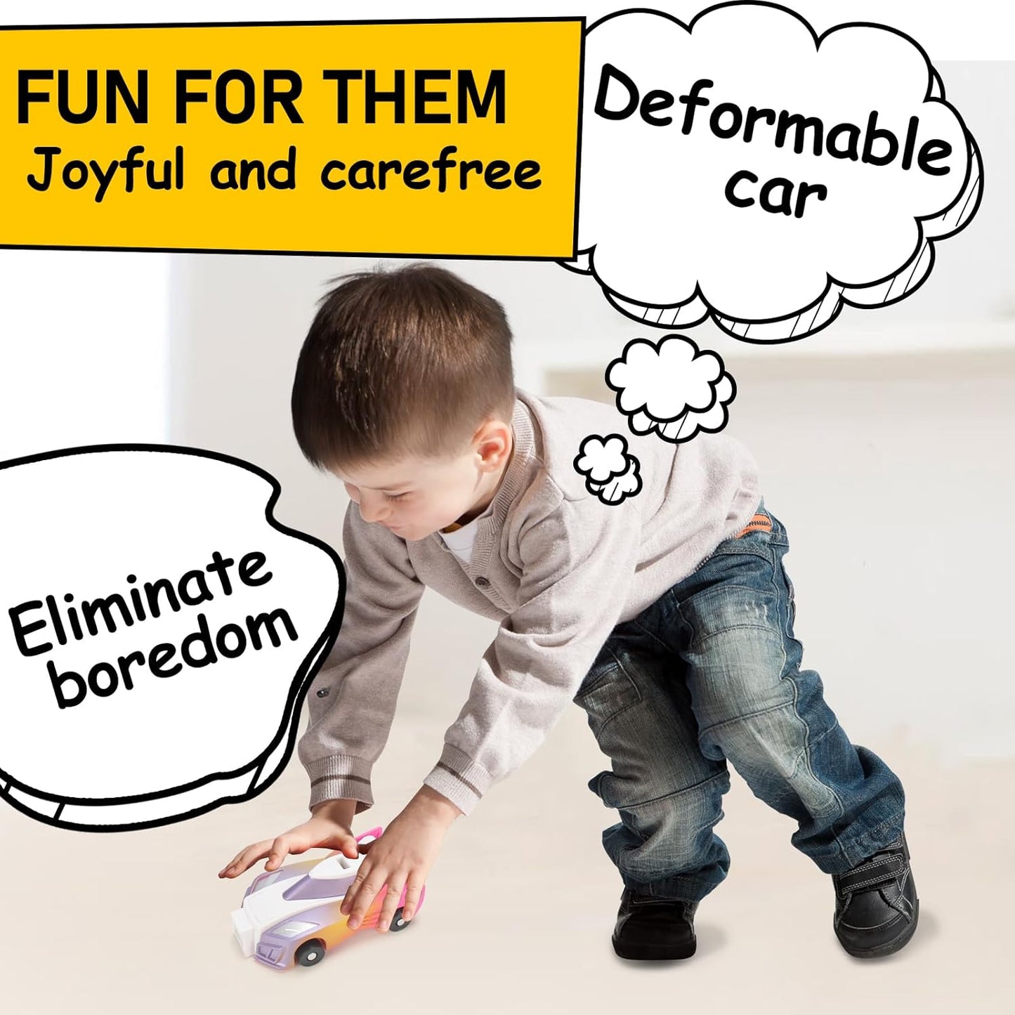 Hot Sale Two Car Transform Unicorn Toy