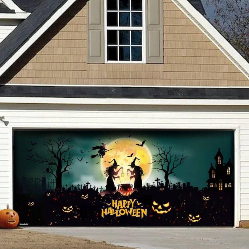 🎃Halloween Pre Sale 49% OFF🎃 Halloween Garage Door Decoration
