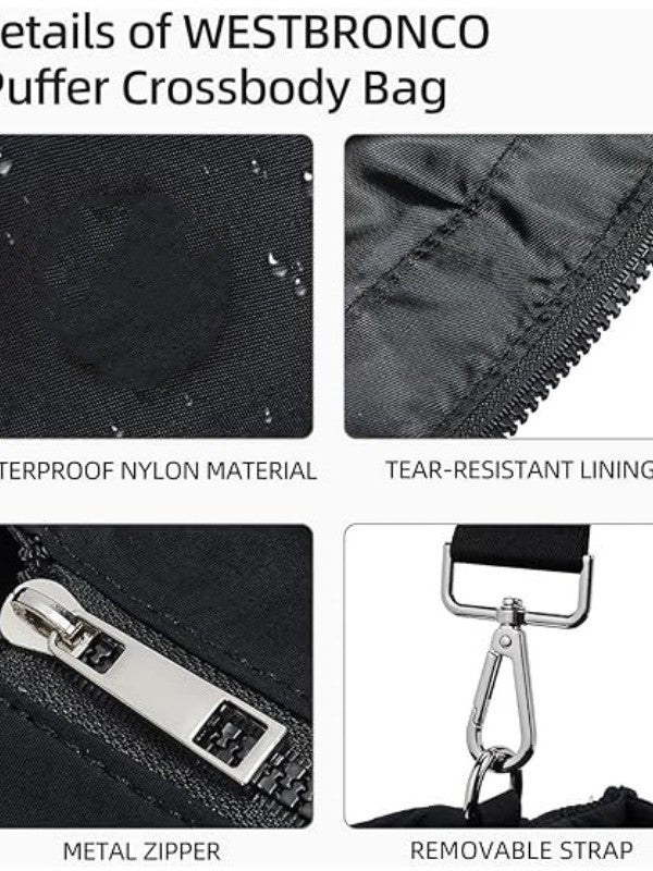 Lightweight Shoulder Bag Puffy Bag