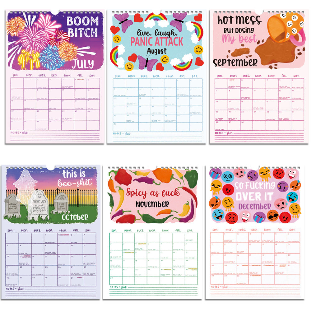 New Version-Hot Air Balloon-HERE WE FUCKING GO AGAIN 2025 CALENDAR