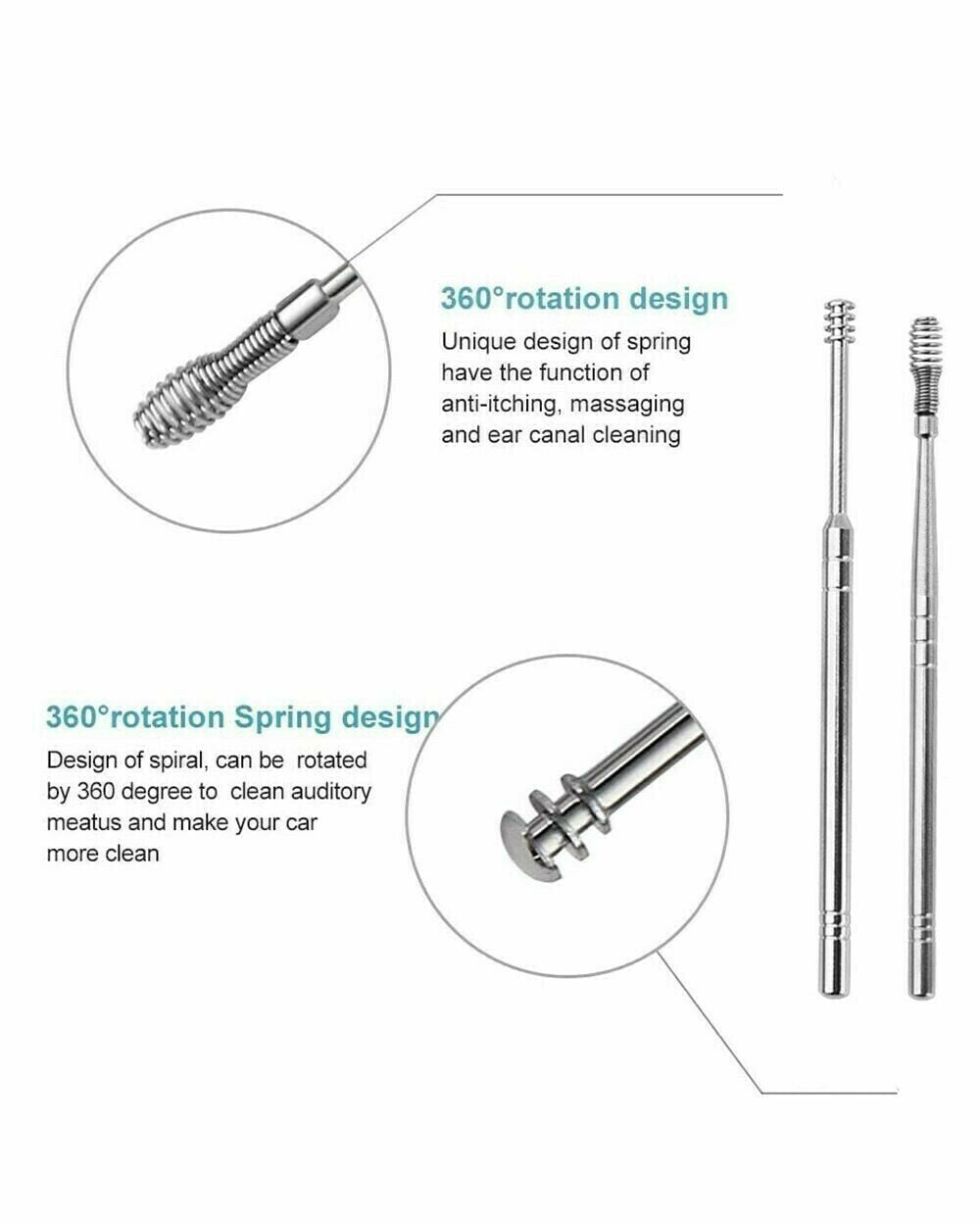 💥Hot Sale -Innovative Spring EarWax Cleaner Tool Set