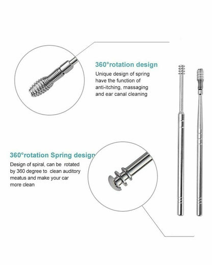💥Hot Sale -Innovative Spring EarWax Cleaner Tool Set
