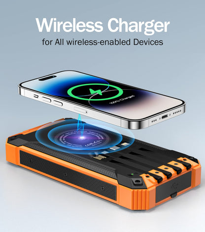 🔥Last Day Special Offer🔥Solar Wireless Portable Power Bank