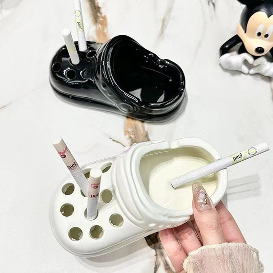 Ash Tray For Smokers Crocs Clog Design Gift Idea