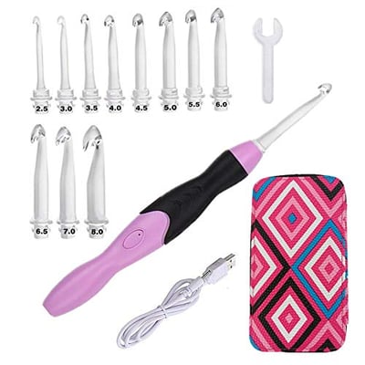 LED Crochet Hook Set