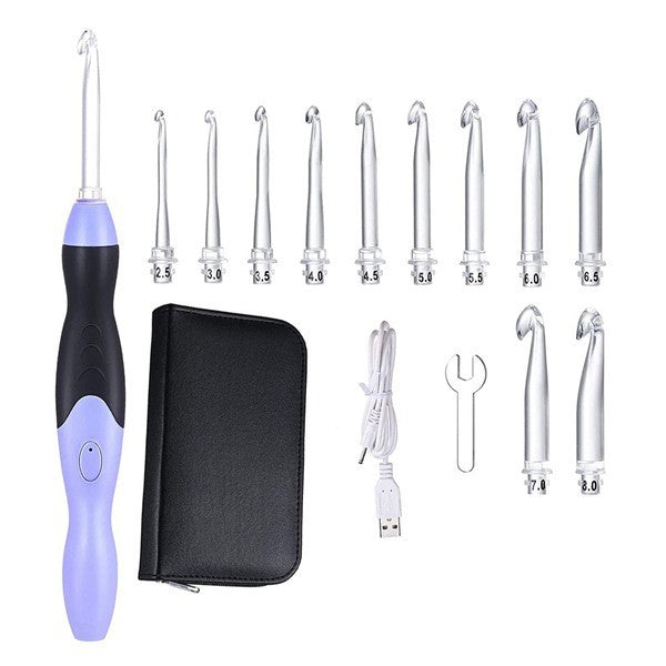 LED Crochet Hook Set