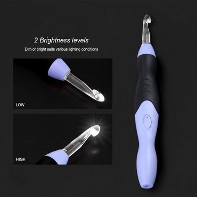 LED Crochet Hook Set