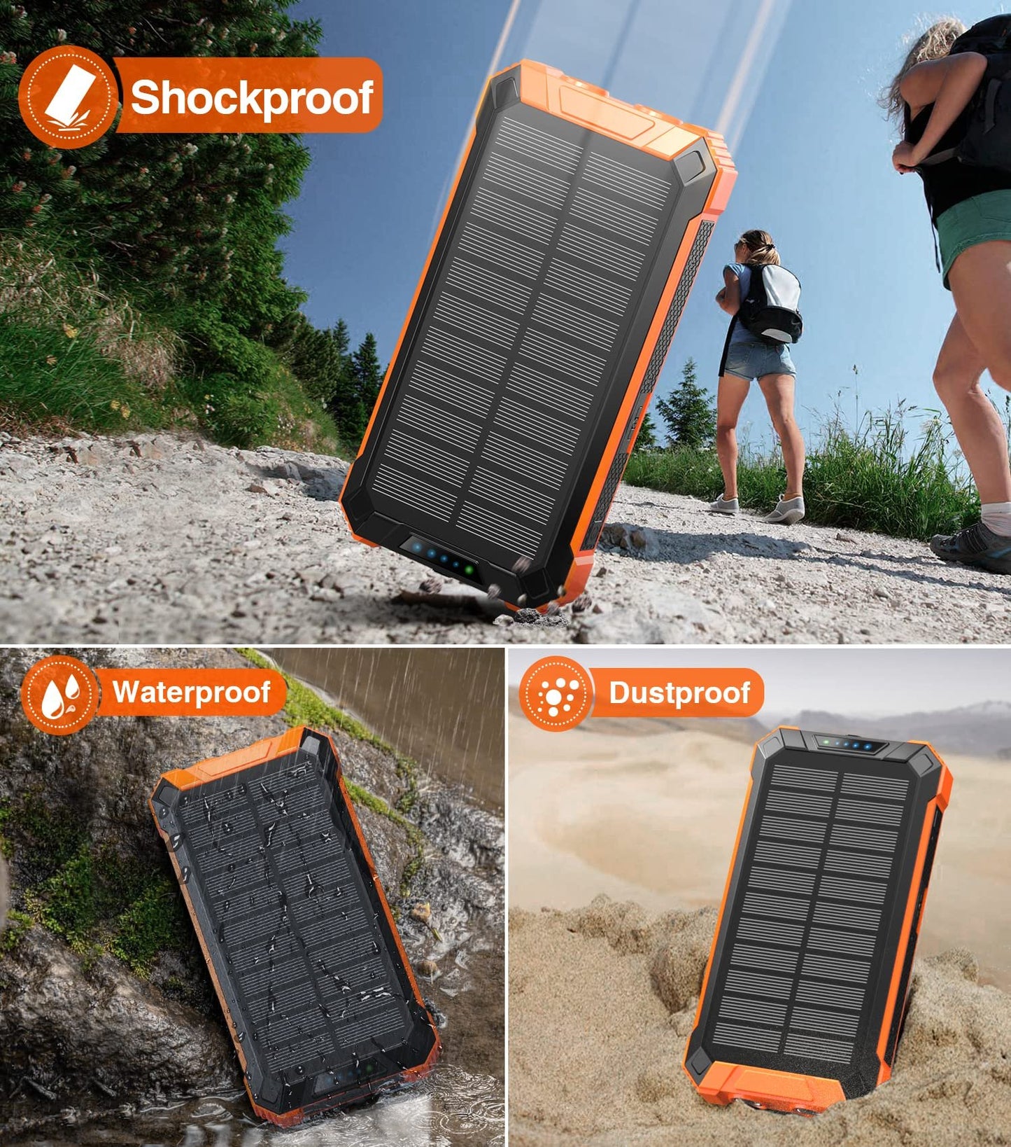 🔥Last Day Special Offer🔥Solar Wireless Portable Power Bank