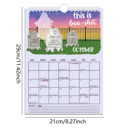 New Version-Hot Air Balloon-HERE WE FUCKING GO AGAIN 2025 CALENDAR