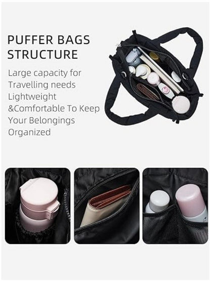 Lightweight Shoulder Bag Puffy Bag