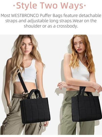 Lightweight Shoulder Bag Puffy Bag