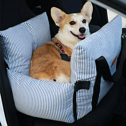 Portable Leisure Outing Pet Bolster Large Dog Car Seat Bed