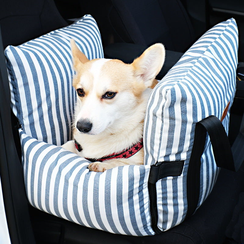 Portable Leisure Outing Pet Bolster Large Dog Car Seat Bed