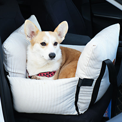 Portable Leisure Outing Pet Bolster Large Dog Car Seat Bed